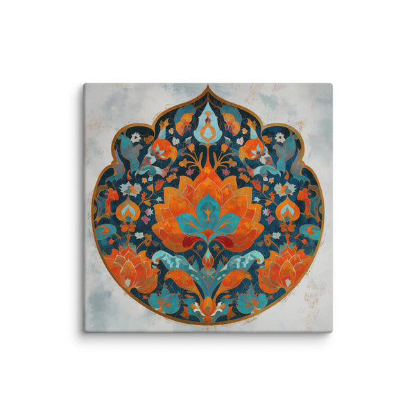 Lotus Radiance – Mughal Motif Mandala