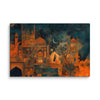 Eternal Embrace – Mughal Palace Romance Canvas Art