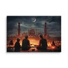 Moonlit Iftar — Mughal Evening of Breaking Fast Canvas Art