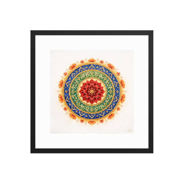 The Sacred Lotus Mandala